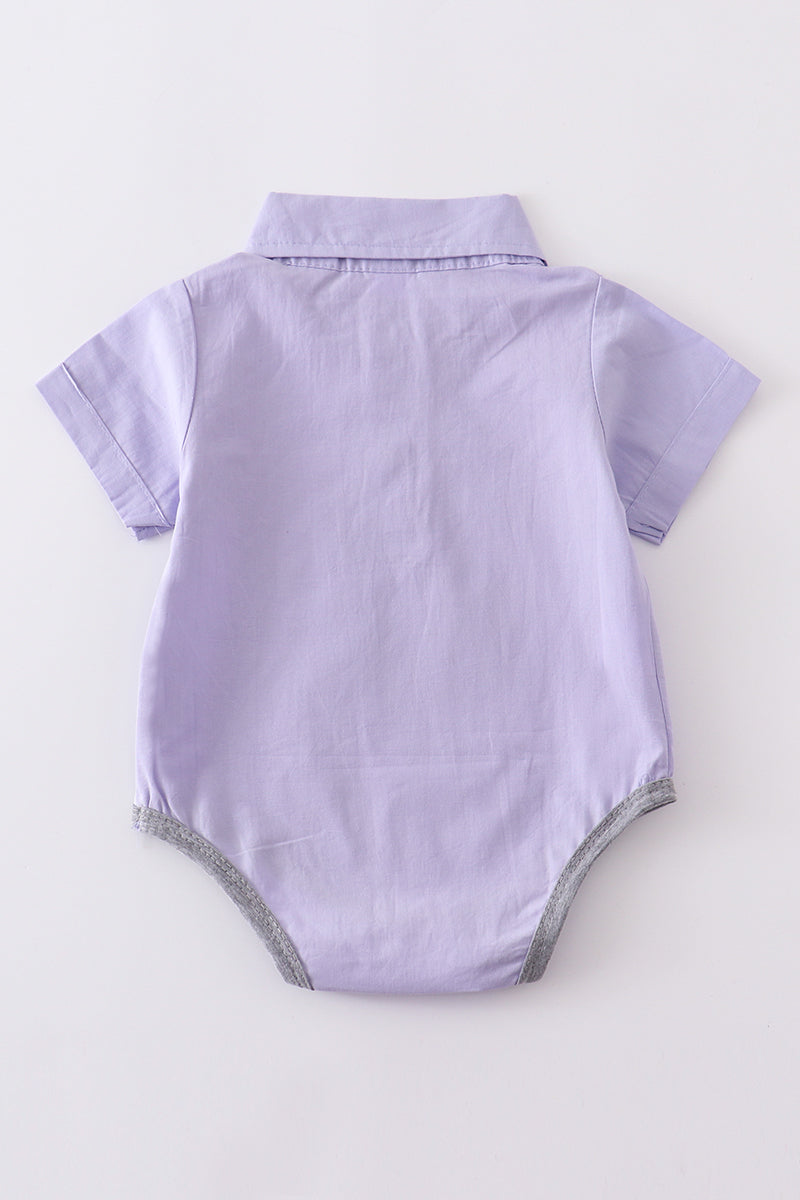 Abby & Evie Button Down Pocket Baby Romper