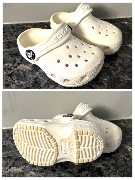 Crocs size 4 toddler  VGUC