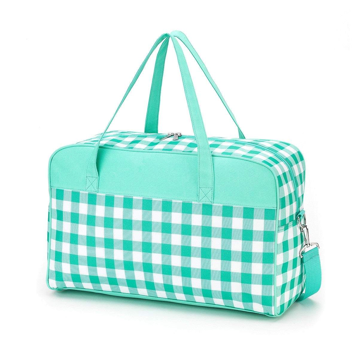 Viv & Lou Mint Check Travel Bag